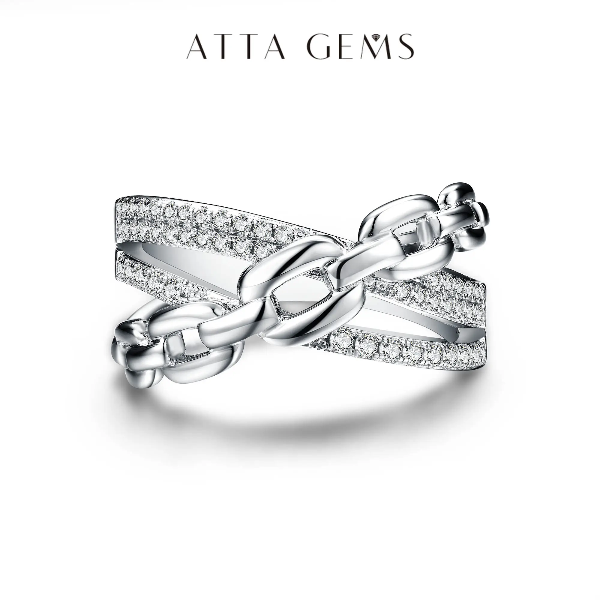 Vintage Synthetic Moissanite Ring for Women D Color VVS1 Wedding Party Fine Jeweley Daliy Gift R116