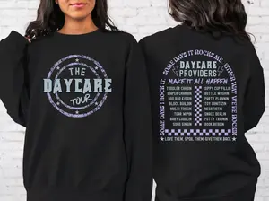 Daycare sweatshirt, Daycare Staff, funny Childcare provider tshirt, cute Daycare Teacher Gift, daycare tour