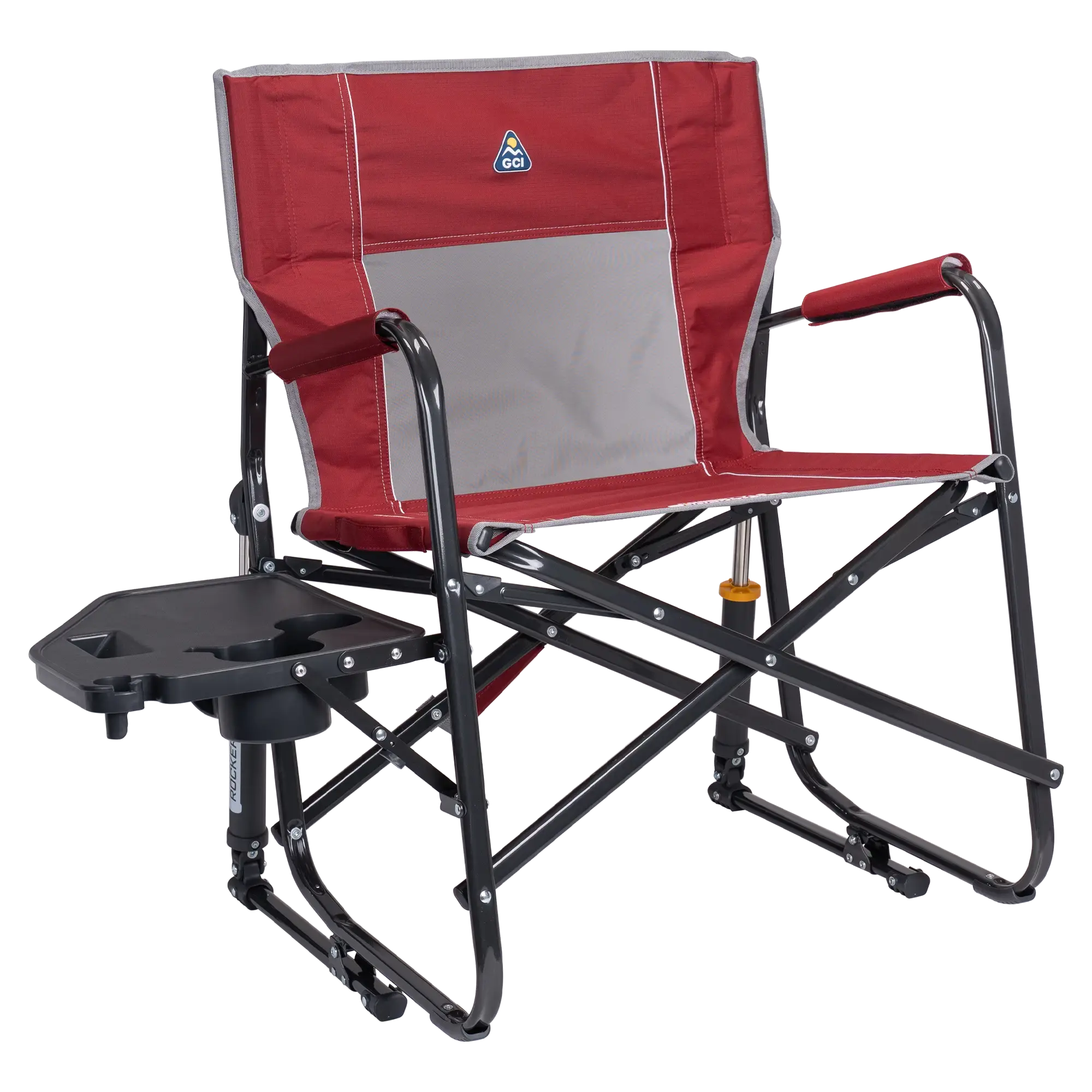 Freestyle Rocker XL Portable Folding Rocking Chair and Outdoor Camping Chair with Side Table