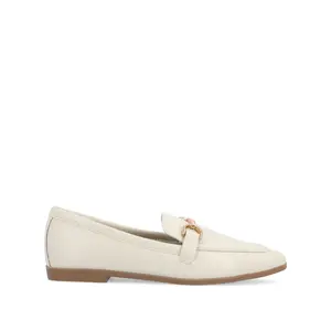 MIZZA LOAFER FLATS IN WIDE - Bone