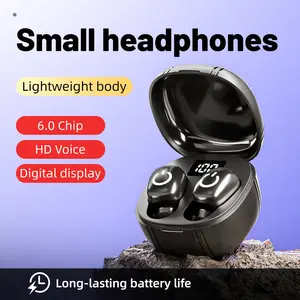 Ultra long battery life—peace of mind all day. Wireless Bluetooth earphones, high-fidelity sound quality, stable and clear call quality. Suitable for sports, work, and everyday gaming, mini invisible noise blocking touch operation tiny discreet fathersday