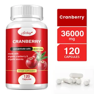 Airboy 120 softgels contain nutrients such as cranberry and acerola cherry to support urinary tract health.