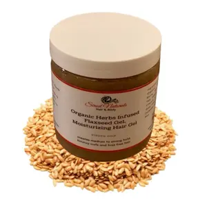 Organic Herbal Infused Flaxseed Hair Gel