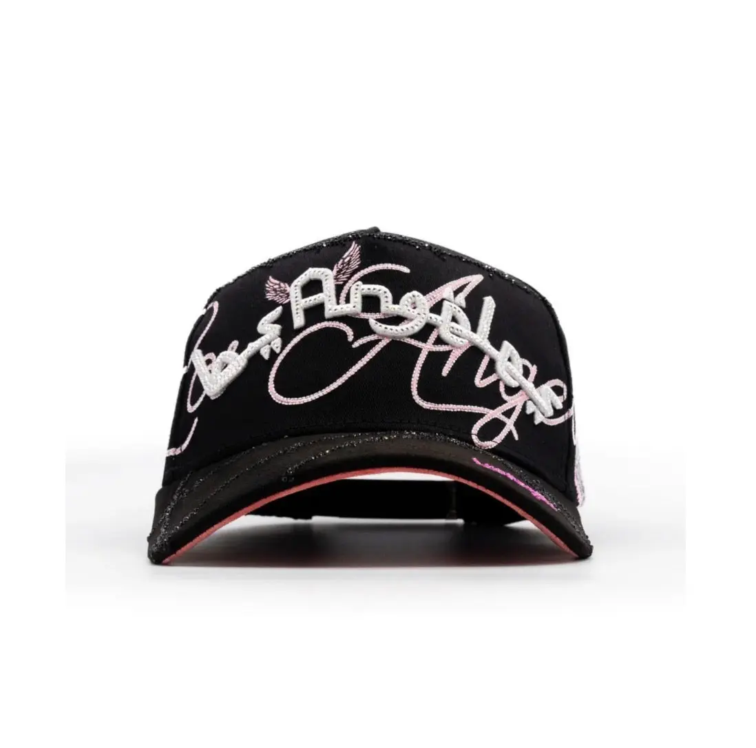 Los angeles BLK  white pink