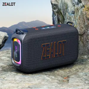 ZEALOT S85 Wireless Speaker, USB Rechargeable 50W Waterproof Desktop Stereo Speaker with Subwoofer Enhancement, Speaker for Home, Car & Travel, Audio