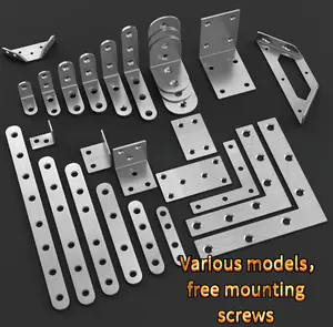 Stainless steel  L bracket & T bracket Corner Brackets – Heavy Duty Multi-Purpose Connectors for Furniture, Shelves & Woodworking