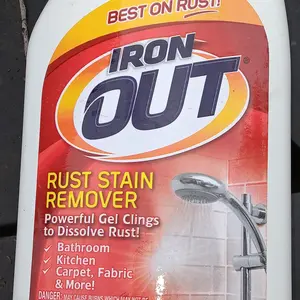 Iron Out Rust Stain Remover: Powerful Gel Clings to Dissolve Rust!