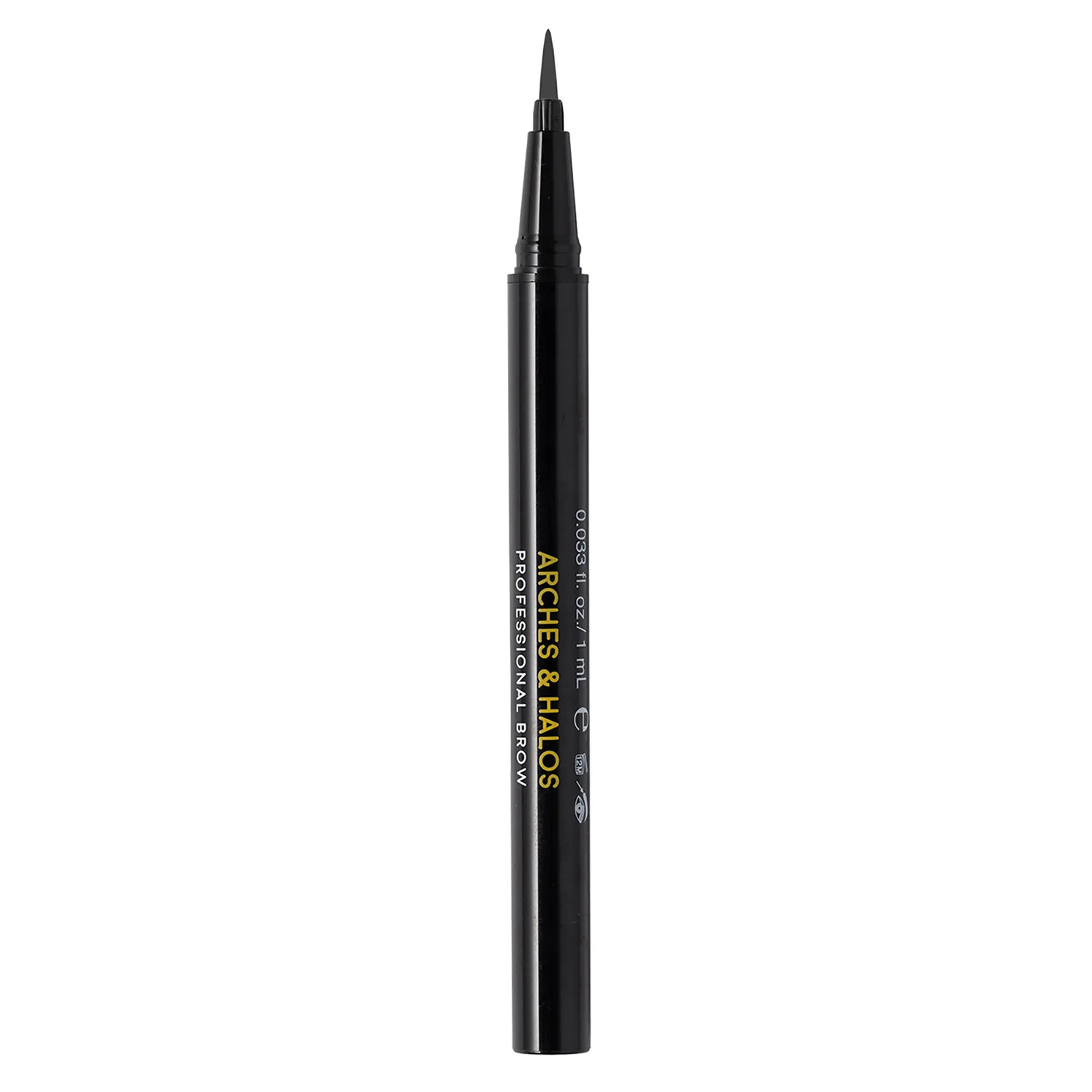 Fine Bristle Tip Pen - Charcoal by Arches and Halos for Women - 0.02 oz Eyebrow Pen