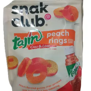 tajin peach snack