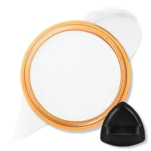 Erinde Cream White Foundation Highlighter Makeup, Waterproof Full-Coverage White Foundation Face Make Up for Halloween Zombie Clown Vampire Skeleton Skull Joker Goth Cosplay Makeup