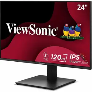 Viewsonic VA2448-MHJ 24 Inch IPS 1080p Monitor with 120Hz, Advanced Ergonomics, Eye Care, HDMI, and VGA Inputs for Home and Office