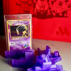 Adjustable Card Stand TCG - Perfect for Collectors Creators Fits Penny Sleeves Top Loaders Magnetic Cases Slabs Cell Phones Ideal for Card Shows Desks Shelves Streaming Setups Lightweight Durable Easy to Use