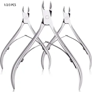 Stainless Steel Cuticle Trimmer, Professional Manicure Scissors and Nail Clipper, Nail Trimmer Kit, Durable Material, Suitable for Professional Salons and At-Home Manicure Care