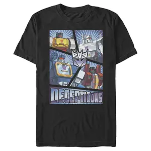Men's Transformers Decepticons Character Cut T-Shirt