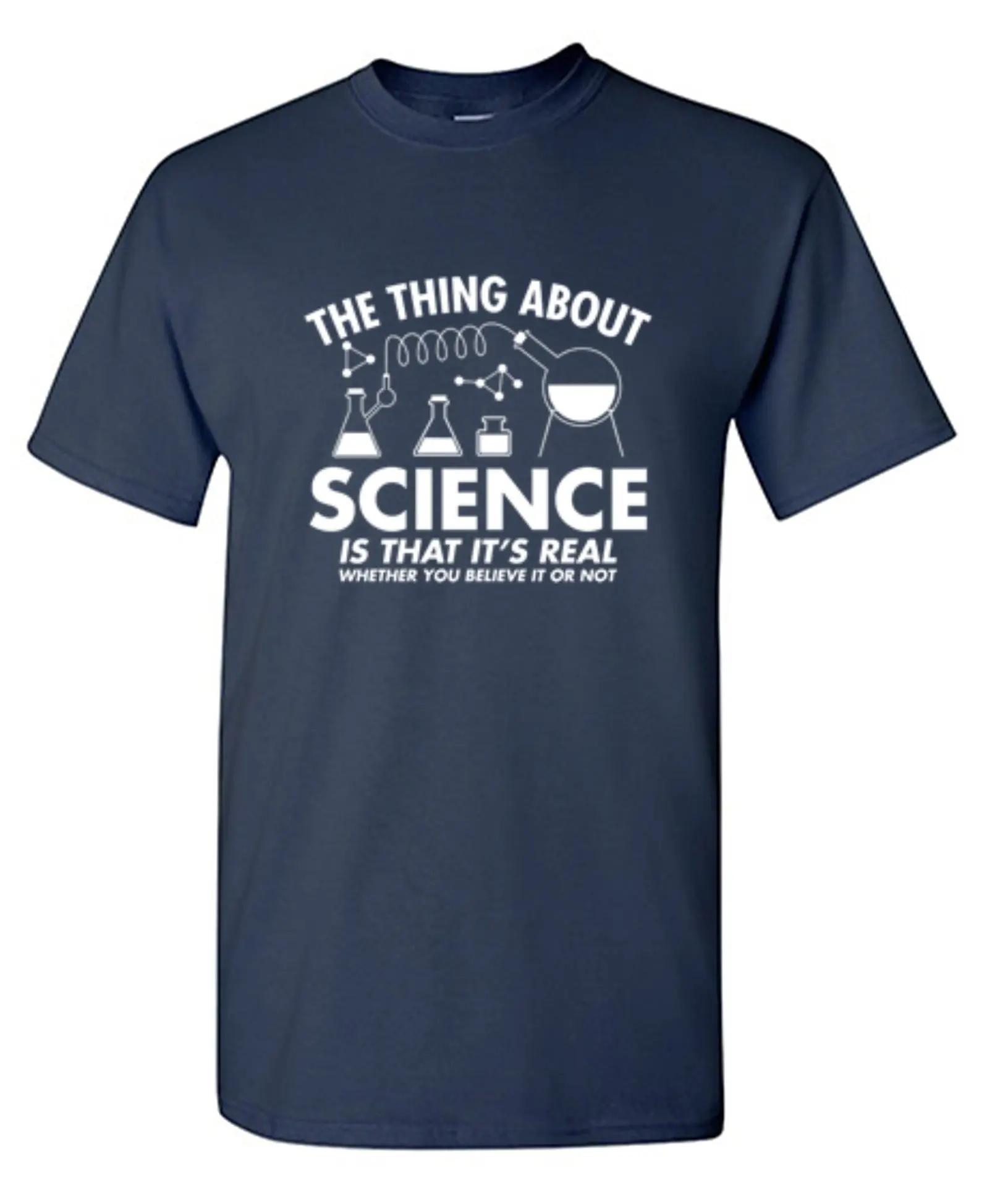 The Thing About Science Is That It's Real Whether You Believe It Or Not T-Shirt - Youth