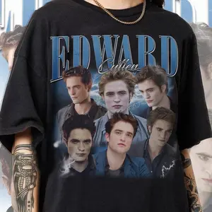 Limited Edward Cullen Vintage Bootleg T-shirt, Twilight Saga Movie Classic Retro Sweatshirt