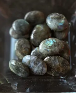 Labradorite palm stones