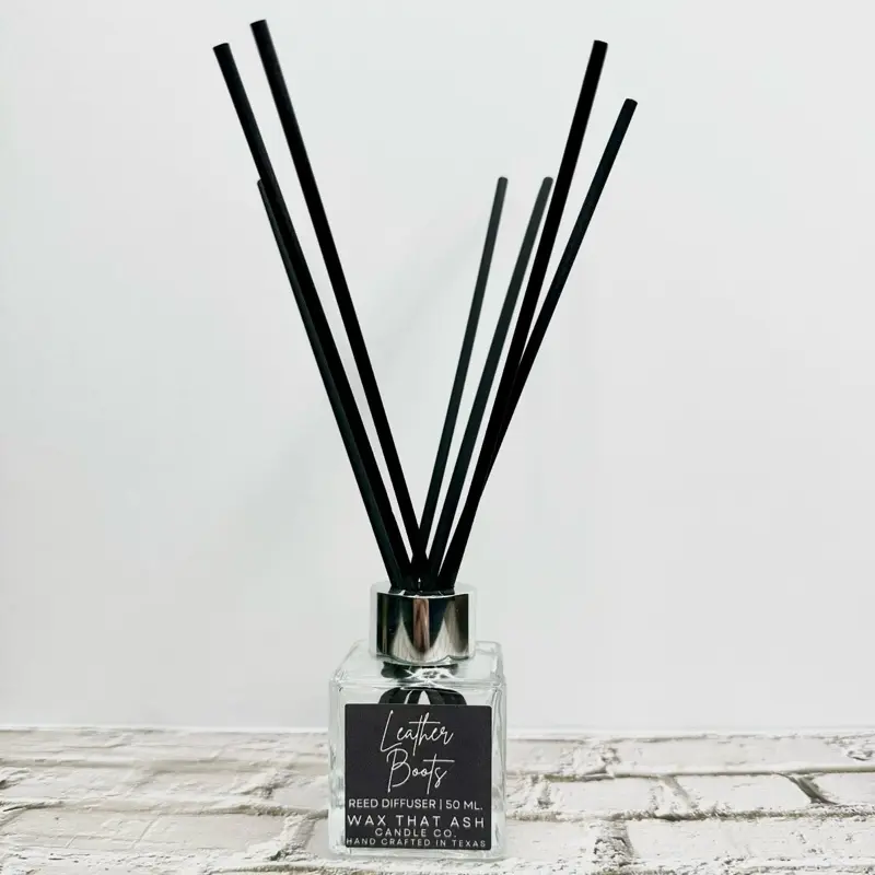 WAX THAT ASH 50ml Hand-Crafted Scented Reed Diffuser - Phthalate-Free, Biodegradable Base - Light, Smooth Aroma Bottle - Eco-Friendly Elegant Home Fragrance Freshener for Linen, Strawberry Floral Scents