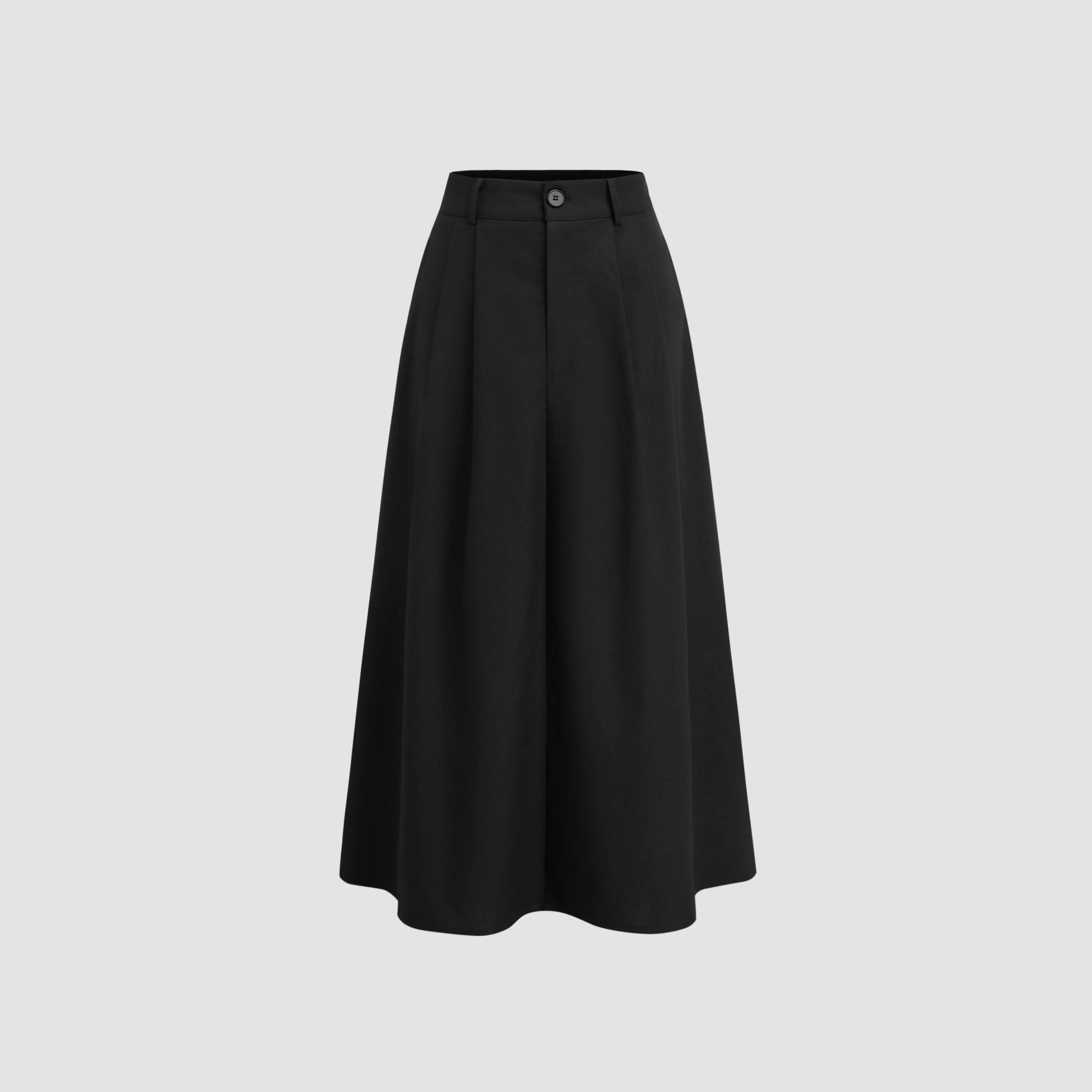 Cider [4 colors, size 2-10] Linen-blend High Rise Solid Pocket Maxi Skirt