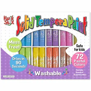 Kwik Stix Paint Sticks, Class Pack Set of 72 Pastel Colors