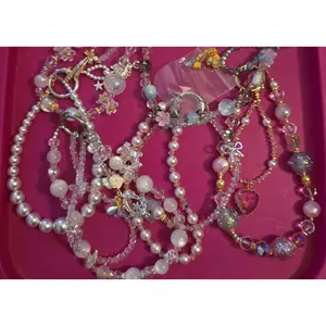 Lucky Sparkle Splash Beaded Key/Phone/Purse Chains Game