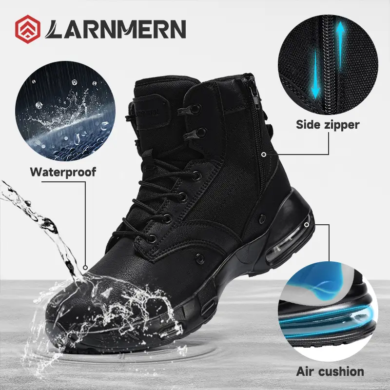 Men's Non Slip Work Boots Air Cushion Waterproof Boots