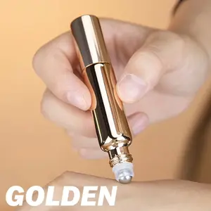 Reusable Stainless Steel Dual-Head Perfume Rollerball Bottle Spray, Multi-Purpose for Fragrance & Essential Oils, Durable Glass Material
