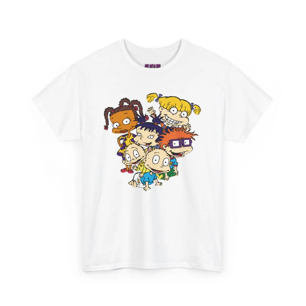 Rugrats Tommy Pickles Chuckie Angelica Retro Classic Cotton T-Shirt