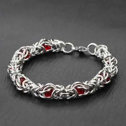 Punk Style Thick Chain High Quality Bracelet, Stainless Steel Wrist Fashionable Hand Jewelry for Party, Daily Clothing Decor, Trendy All-match & Exquisite Jewelry for Birthday Gift, Chain Bracelets