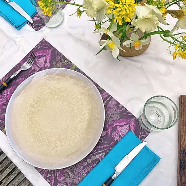 Neela Purple Paper Placemats