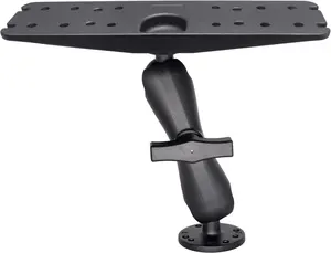 1.5" Ball Fish Finder Mount for 9" to 12" Large Fishfinder, Marine  Depth Finder Mount with C Size Ball, Compatible with , Lowrance, Humminbird and More