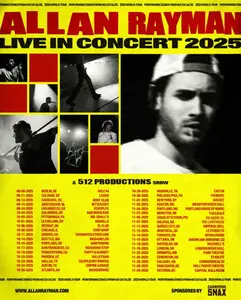 Allan Rayman Tour 2025 Poster Concert Art Print Collectible Gift Fans