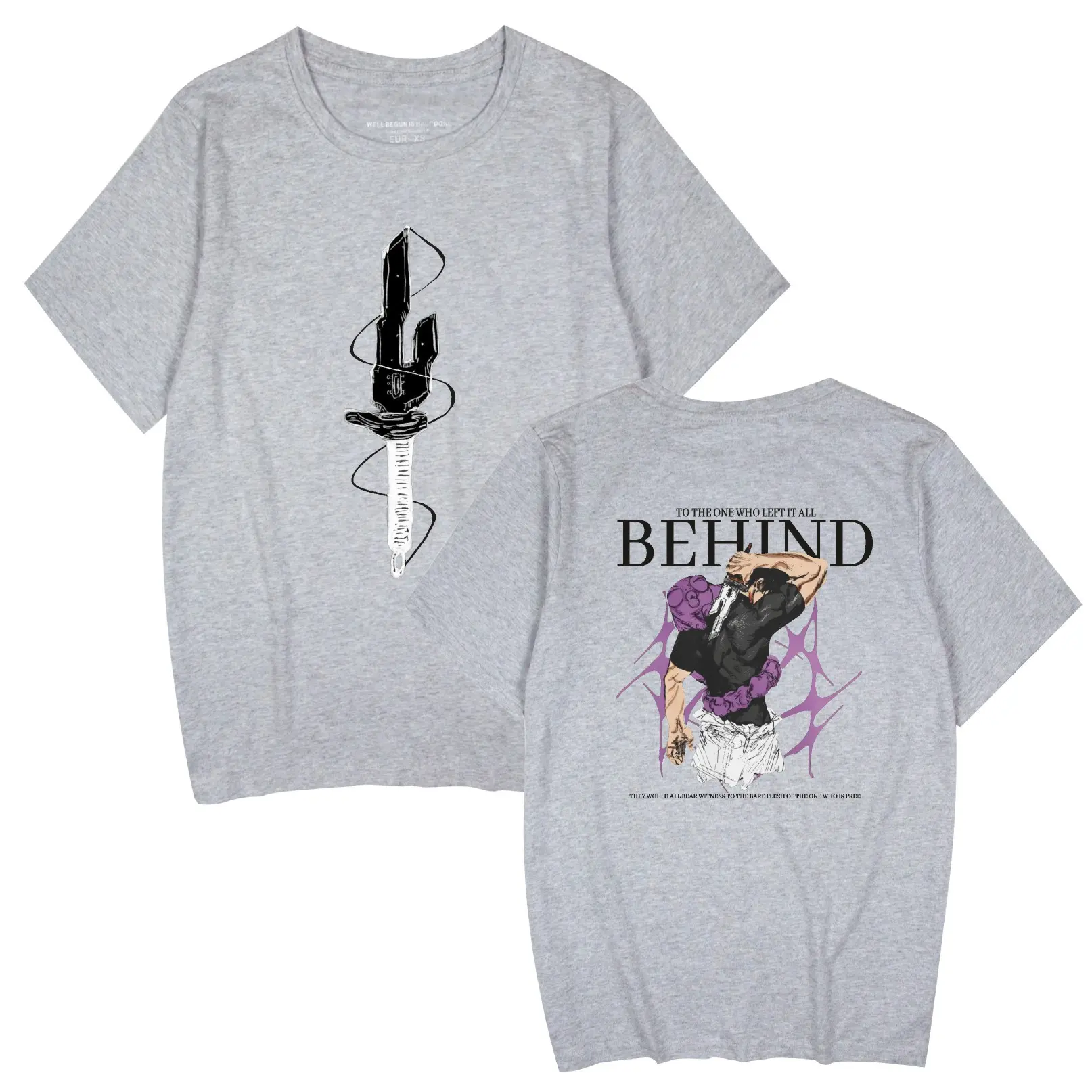 Toji Fushiguro 'Behind It All' Sword Pose T-Shirt – Jujutsu Kaisen