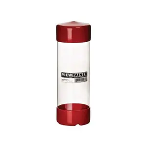 212 MAIN Slit-Top Plastic Container, Viewtainer CC27508, 2.75 in. x 8 in. - pack of 15
