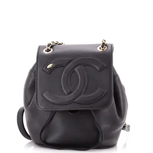 Pre-owned CHANEL Leather Backpacks CC Mania Backpack Lambskin by Rebag