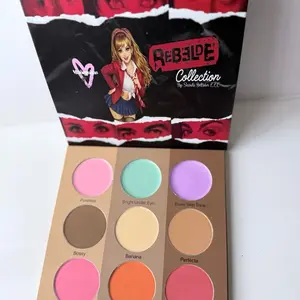 RBD Contour Blush Concealer Face Palette Waterproof 9 Shades for Flawless Makeup with Vibrant Colors and Smooth Application Cream Banana Longwear Pigment Cosmetic