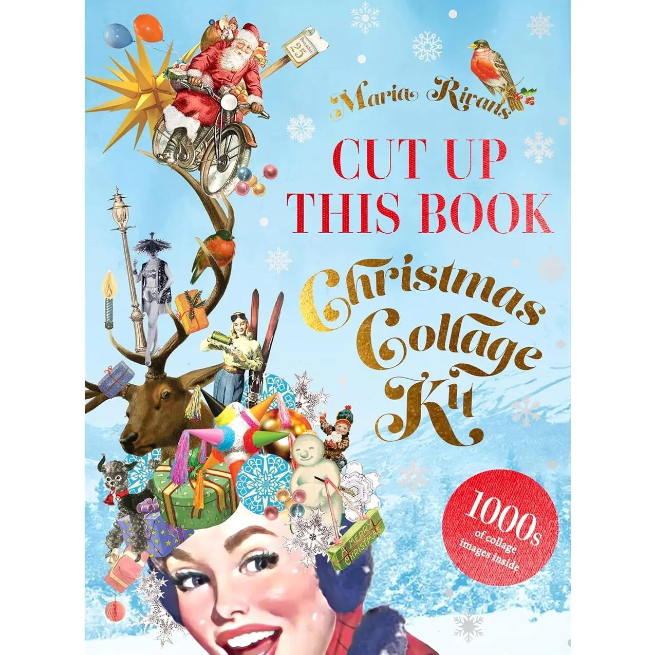 Cut Up This Book: Christmas Collage Kit