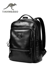 Men's Business Solid Color Backpack, Fashionable Large Capacity Backpack with Shoe Compartment, Casual Trendy Versatile High-quality Daily Commuting Bag