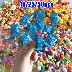 Miniature Resin Animal Mushroom Fruit Food Models, Collectible Figurines, Blind Bag Toys for Toy House Decoration, Birthday Party Gifts, Halloween Christmas Presents