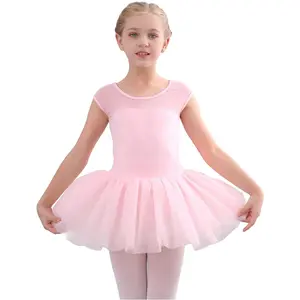 Girls Ballet Leotard with Skirt Toddler Dance Outfit for Kids 2-12 Years Toddler & Big Girls Ballet Dress for Practice Performance