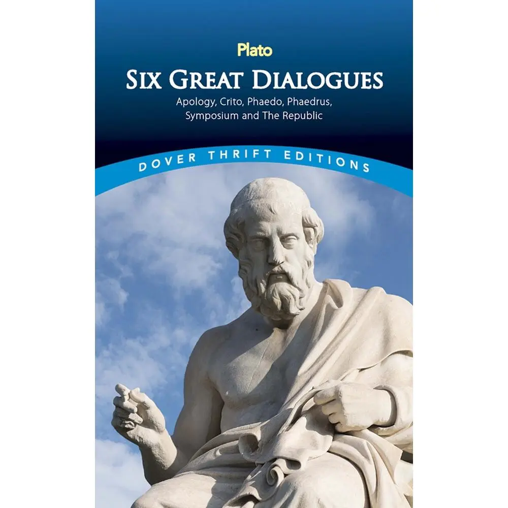 USED Book - Six Great Dialogues: Apology, Crito, Phaedo, Phaedrus, Symposium, the Republic by Plato (Paperback) - english