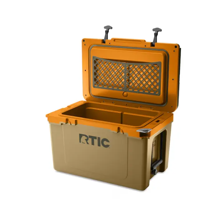 RTIC Ultra-Light 52 QT Hard Cooler with Drain Plug, Insulated Ice Chest for Camping, Beach, Fishing, BBQ, Tailgating, Picnic, Outdoor Travel, Lightweight Heavy Duty Cooler, Trailblazer