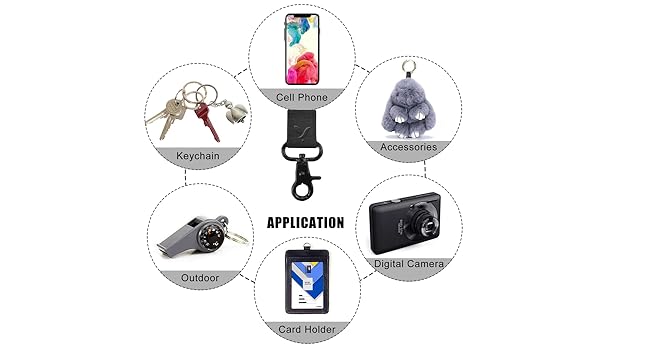 Yiflin Cute Wrist Lanyard for Keys, Keychain, Wallet, Id Holder, Cell Phone, Wristlet Lanyard Key Chain Holder(Black Leopard)