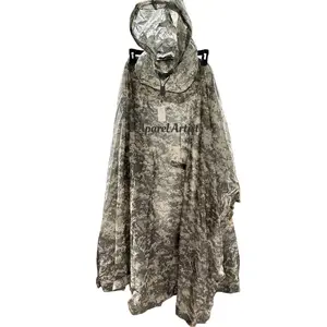 US Military Rain Poncho - ACU - Waterproof Tactical Field Gear New