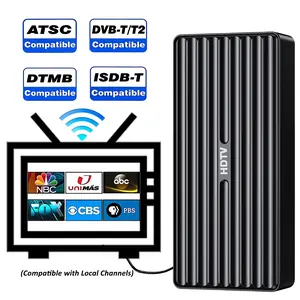 Long Range Stable Transmission 4K TV Antenna, 2026 New Model with Smart IC Chip & Signal Booster, Indoor & Outdoor Home Use, Free Local Channel Viewing