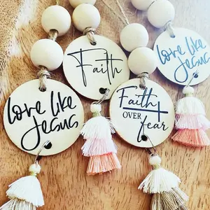 Cross car charm, Christian Car Charm Accessories, rear view mirror charm