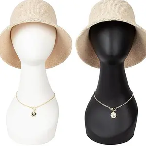 A1 Pacific Mannequin Wig Head Shoulder Female Male Bust Display Hair Hat Mask 18 Inch