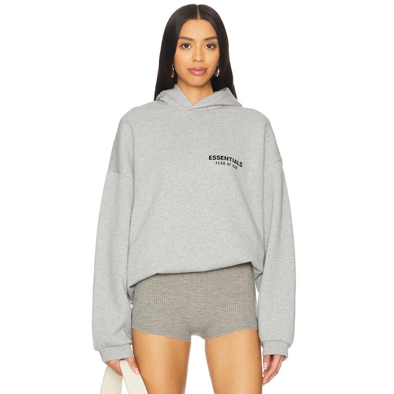 Fear of God ESSENTIALS Fleece Hoodie in Homestead Heather Unisex