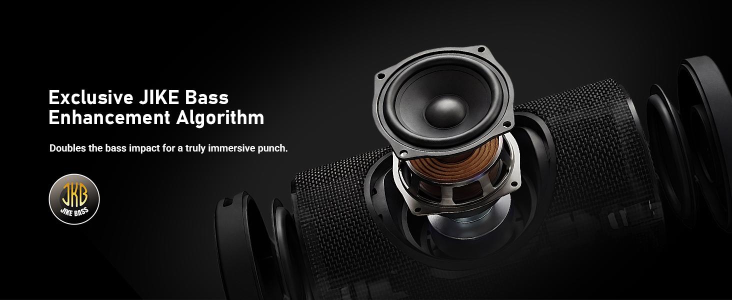 [Back to Shcool] BassBloom Roar 3 Portable Bluetooth Speaker,20W Handy Powerful Audio Sound with Bass,IPX6 Waterproof,24H Playtime, Bluetooth 5.4,RGB Lights, Clarity and Bass Speakers, Wireless Smartphone TWS Pairing, Compact Outdoor for Camping, Beach