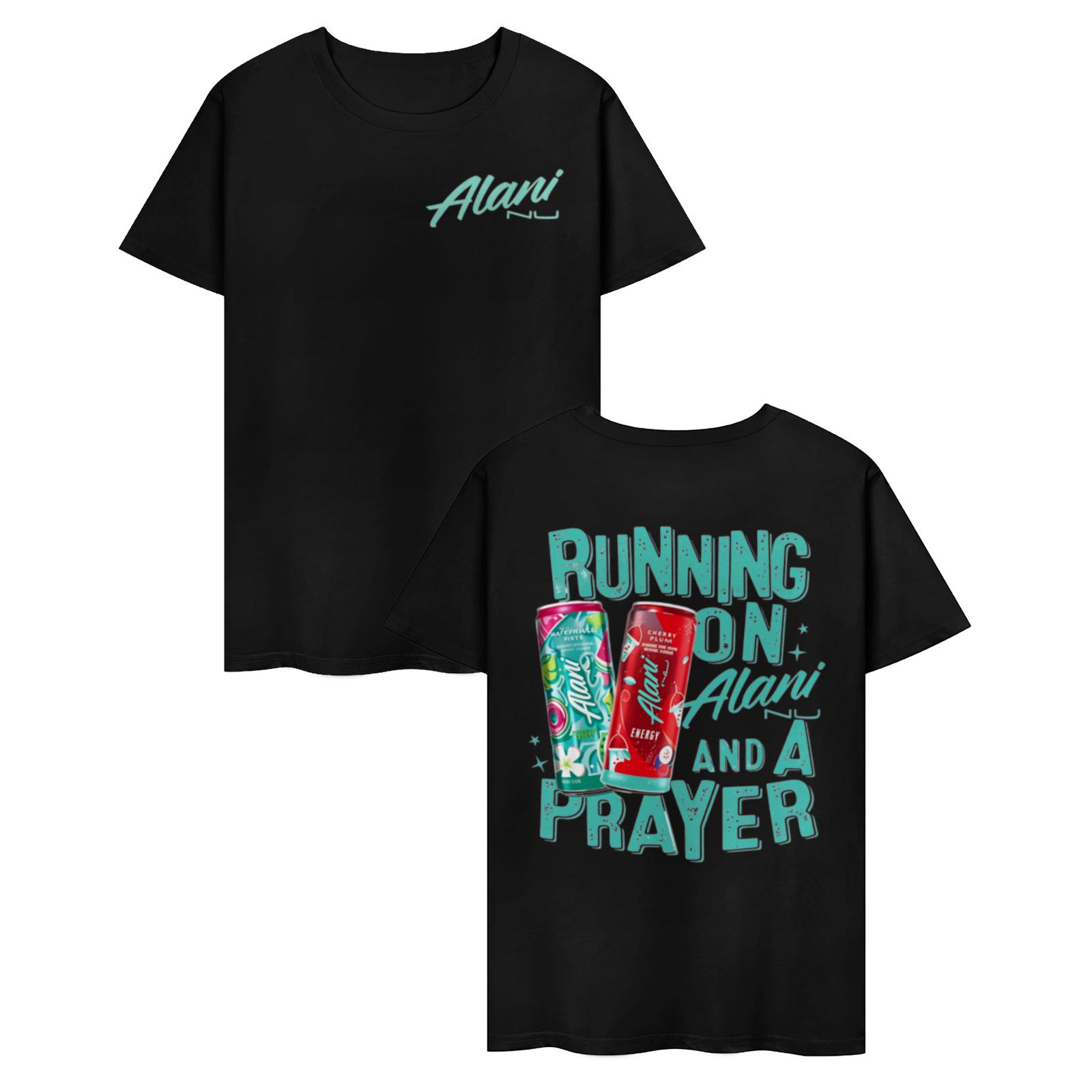 Double-Sided Alani Nu Energy Drink Graphic T-Shirt tee